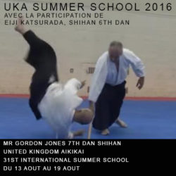 Summer School 2016 Gordon Jones Shihan UKA
